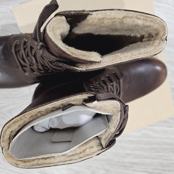 NEW NWT UGG Australia Men's Larus Winter Boots Sz 12 Brown - Picture 10 of 13
